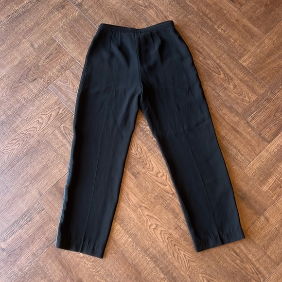 Tristan & Iseut Menswear Lose Pants Black Sz 10 - Picture 2 of 2